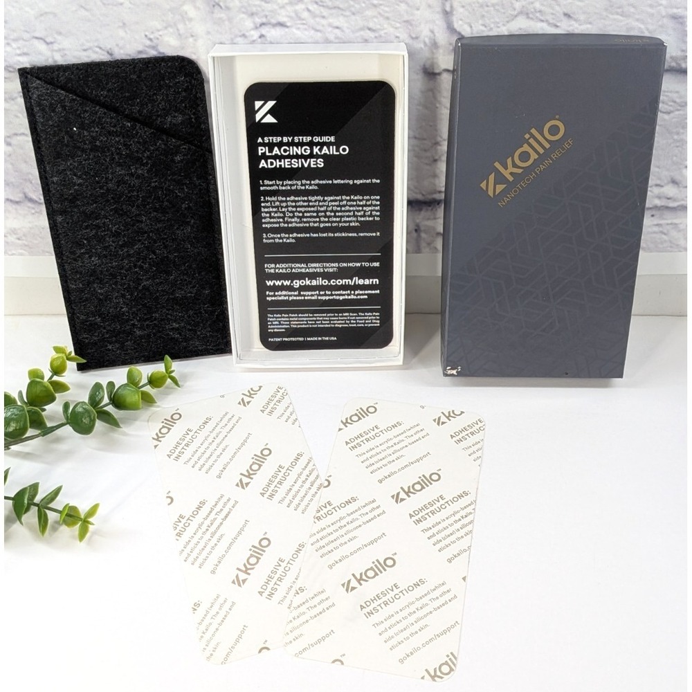 NIB! HTF!😍Kailo Pain 2 Adhesives Nanotech Pain Relief Patches Replacements